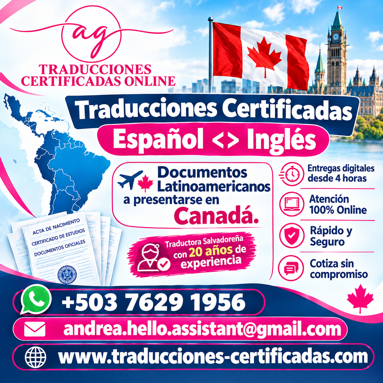 Traducciones Certificadas Inglés-Español
